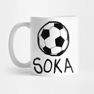 I love soccer Mug